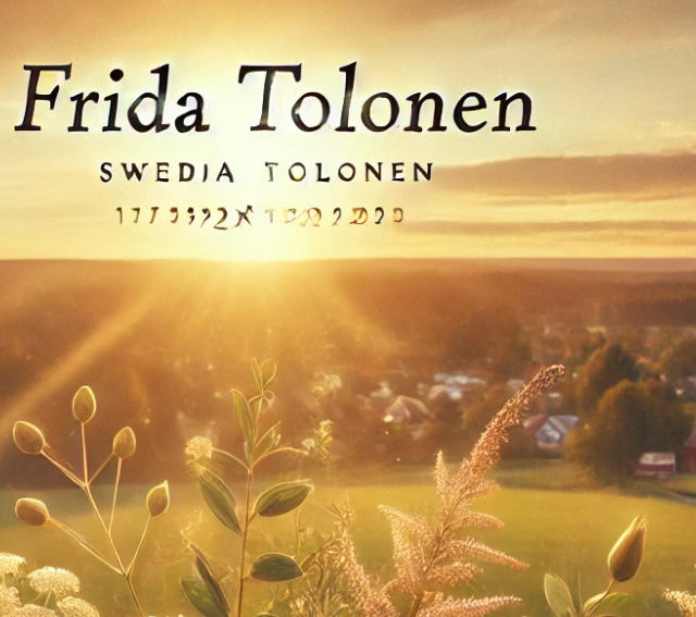 Frida Tolonen Sweden Obituary 2024