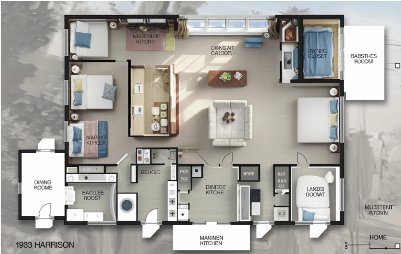 1983 harrison manufactured home 245521 floor plans